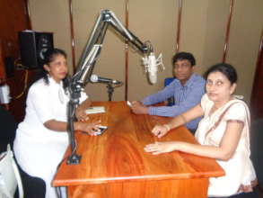 on a radio program at the Sri Lanka Broadcasting C
