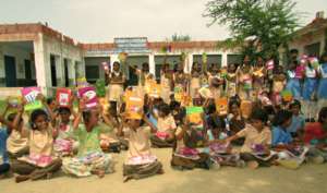 Happiness of School Children with Education Stuff!