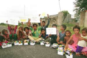 The #Happiness of Slum children's !!