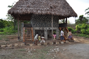 Bathrooms at the village school.