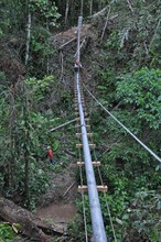 Cable Bridge that flow water to the community.