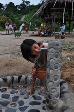 Susana will now grow up with clean water directly at her home.