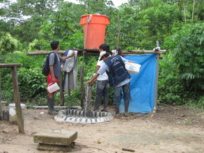 Shower built by a H2O committee member at his home