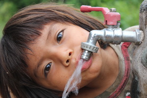 Clean water flows to every child in Tayakome.