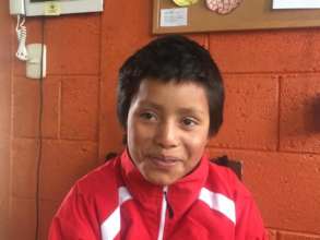 Juan Carlos, 14, future architect in the making!