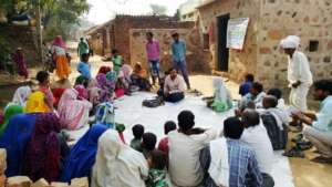 Community Meeting with villagers
