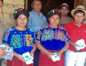 Parents receive seeds for home vegetable gardens