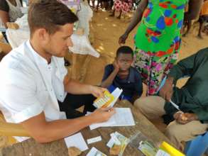 giving out medication after testing positive