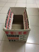 The box he was found in