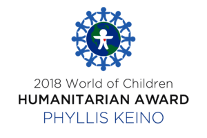 World of Children Humanitarian Honoree badge