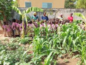 Garden of the nursery school of Fina