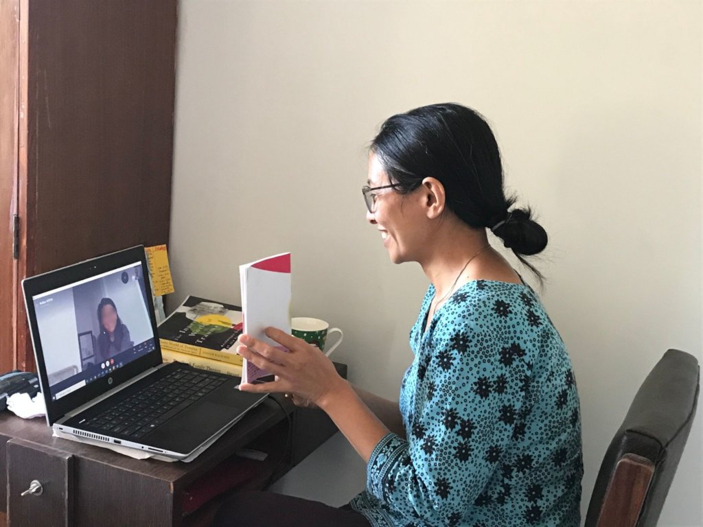 Tele-counseling session at Ankur Counseling Center