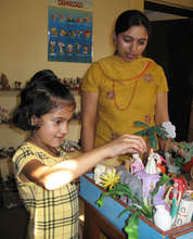 A girl and a psychological counselor