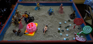 Sona's most recent sand tray