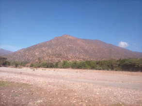 Dried riverbed West Pokot