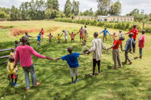 Playtime at Birunda (picture credit Oliver Lynton)