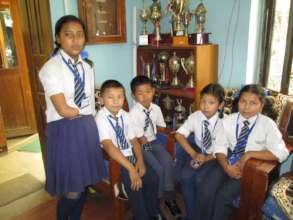 Disabled School Scholars Proudly Wearing Uniforms