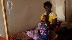 BETTY ADMITED  WTH A BABY DUE TO MALARIA
