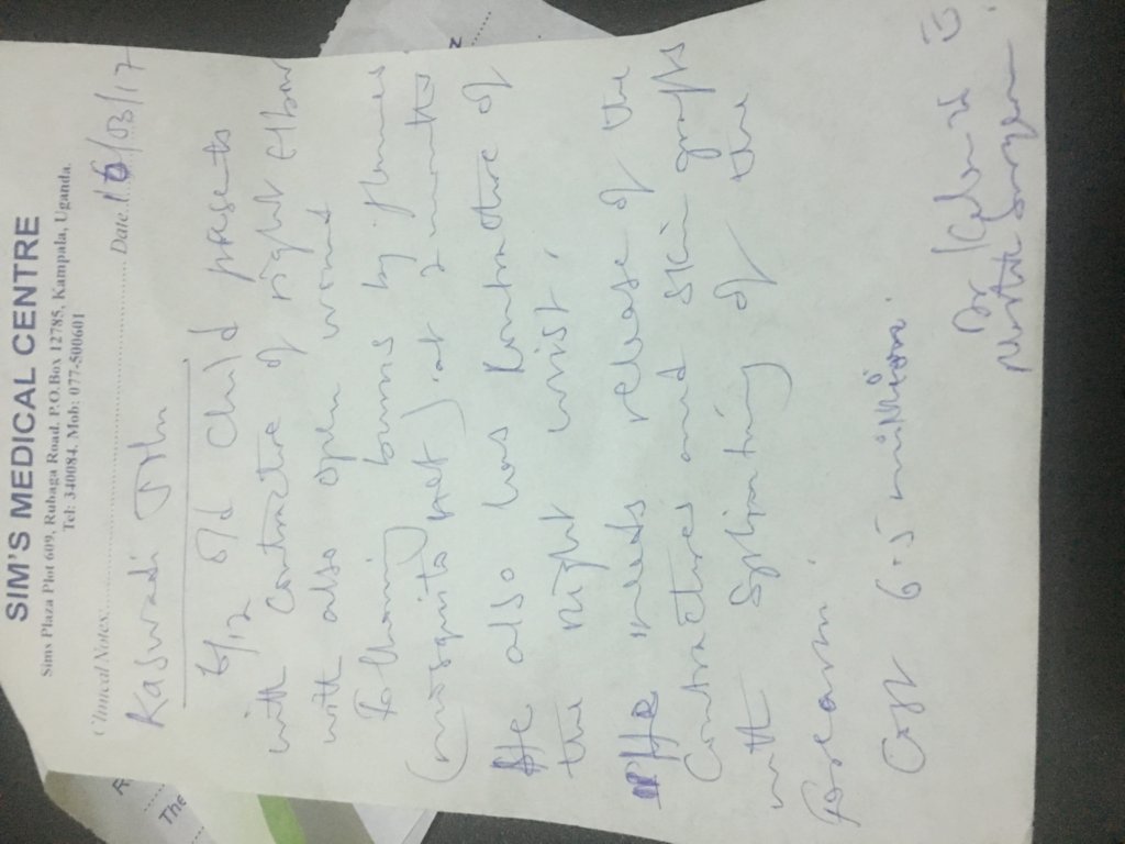 Plastic Surgery for Burn Survivor Baby John