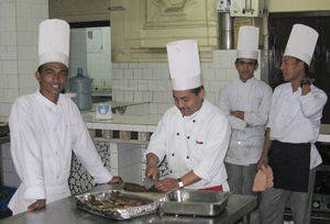 Bashudev and his friends in action