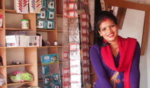 Mina is still in college while running her salon