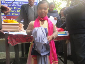Bappi received School Uniform support with GG