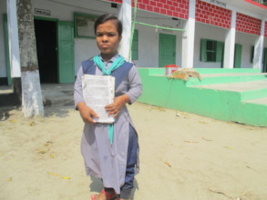 Bappi,s Standing School premises with Books