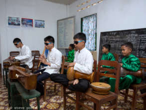 Mohori music lesson at our school