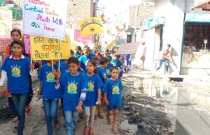 Health awareness by children in slum community