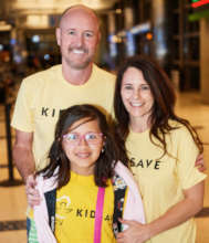 Dan and Marla meet Aura at the airport