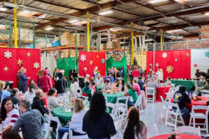 Views from the venue filled with holiday cheer!