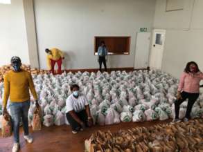 Team Preparing Food Parcels
