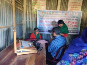 Eye Camp activity