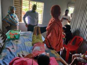 Upazilla Nirbahi Officer visited Therapy Service