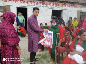 Distribution Menstruation hygienic Materials