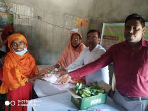 Hygienic Materials distribution in to Women &girls