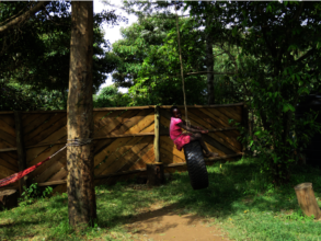 The fence was completed in January!