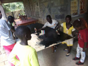 Painting the blackboard