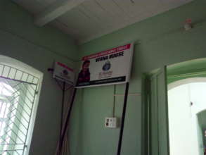 Boards ready to be put out