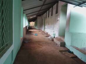 Wide passage leading to Kitchen Dining room