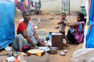 living conditions in one of the south Goa Slum