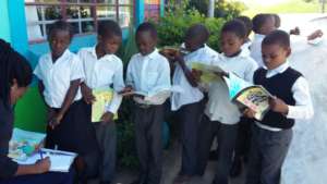 Checking out Library books