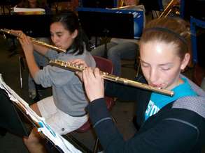 Flute Players from the Band