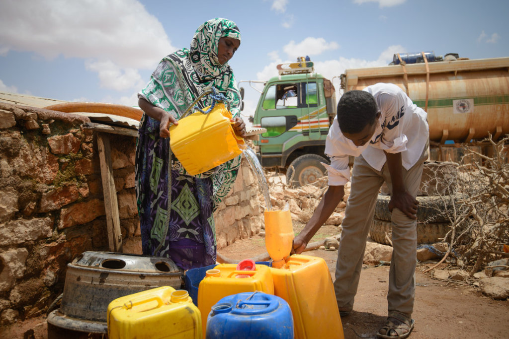 Water trucking has eased access to water