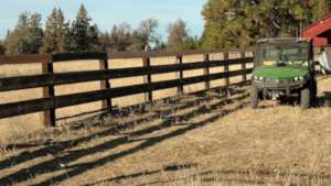New fence repair in Shasta County, CA Gila home