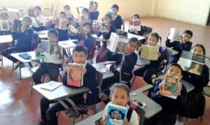 Young students with plans to read great books!