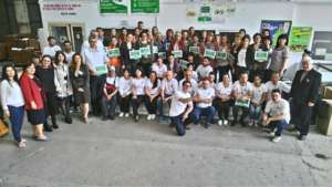 Donation ceremony
