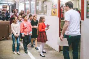 Beneficiaries visiting refurbishing unit