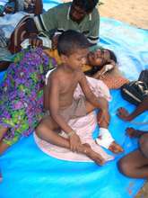 Injured 4 year old boy