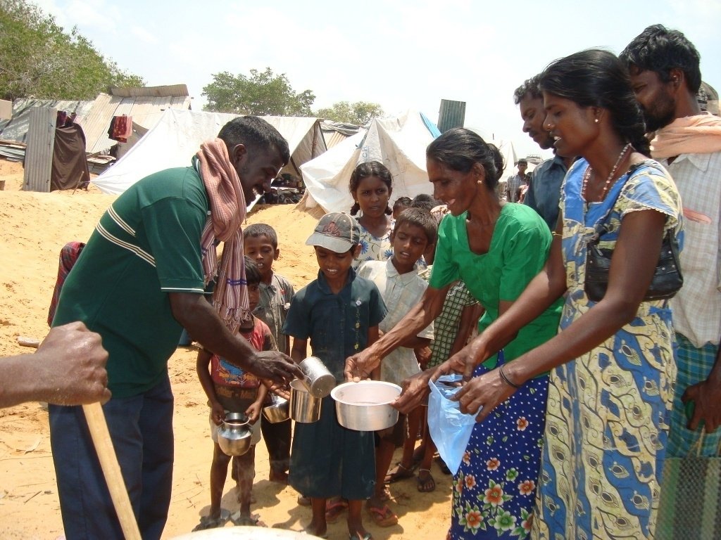 Provide aid to war affected in Vanni, Sri Lanka